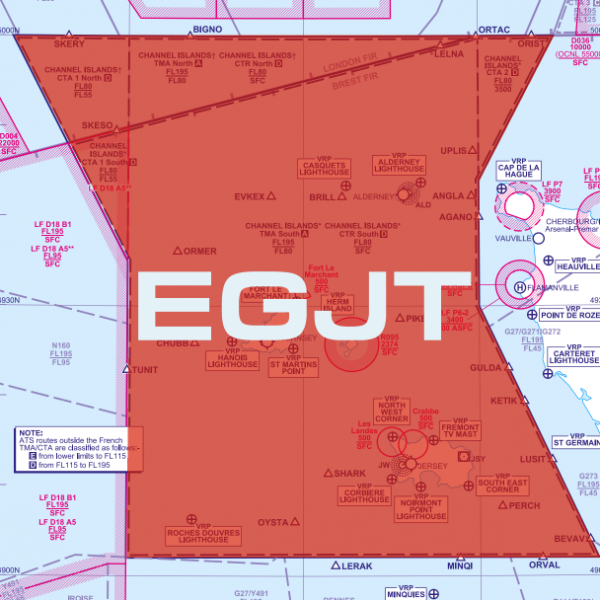 Channel Islands Airspace – ICAO designator: EGJT